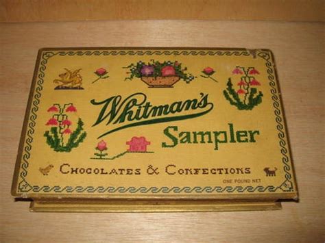 vintage whitman's chocolate box